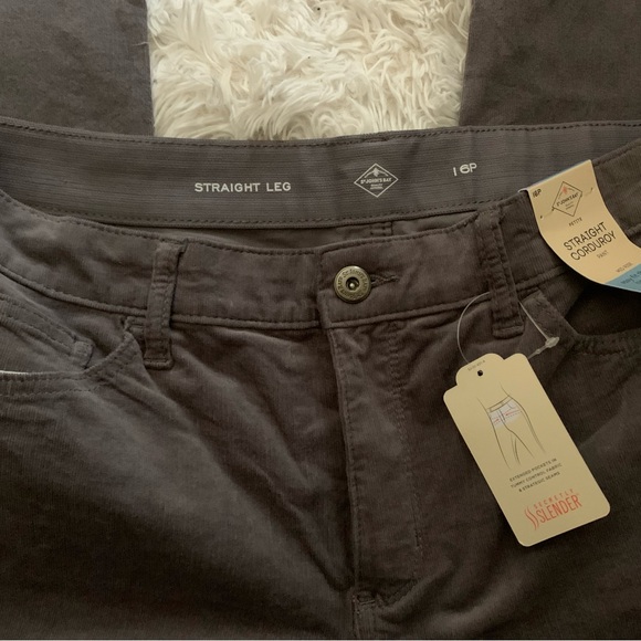 Women’s Gray Corduroy Pant - Picture 6 of 6